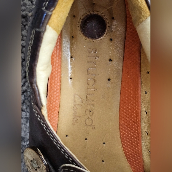 Clarks Un Loop Women’s Loafers Brown Slip On Un Structured Casual Shoes Size 7.5 - Picture 8 of 9